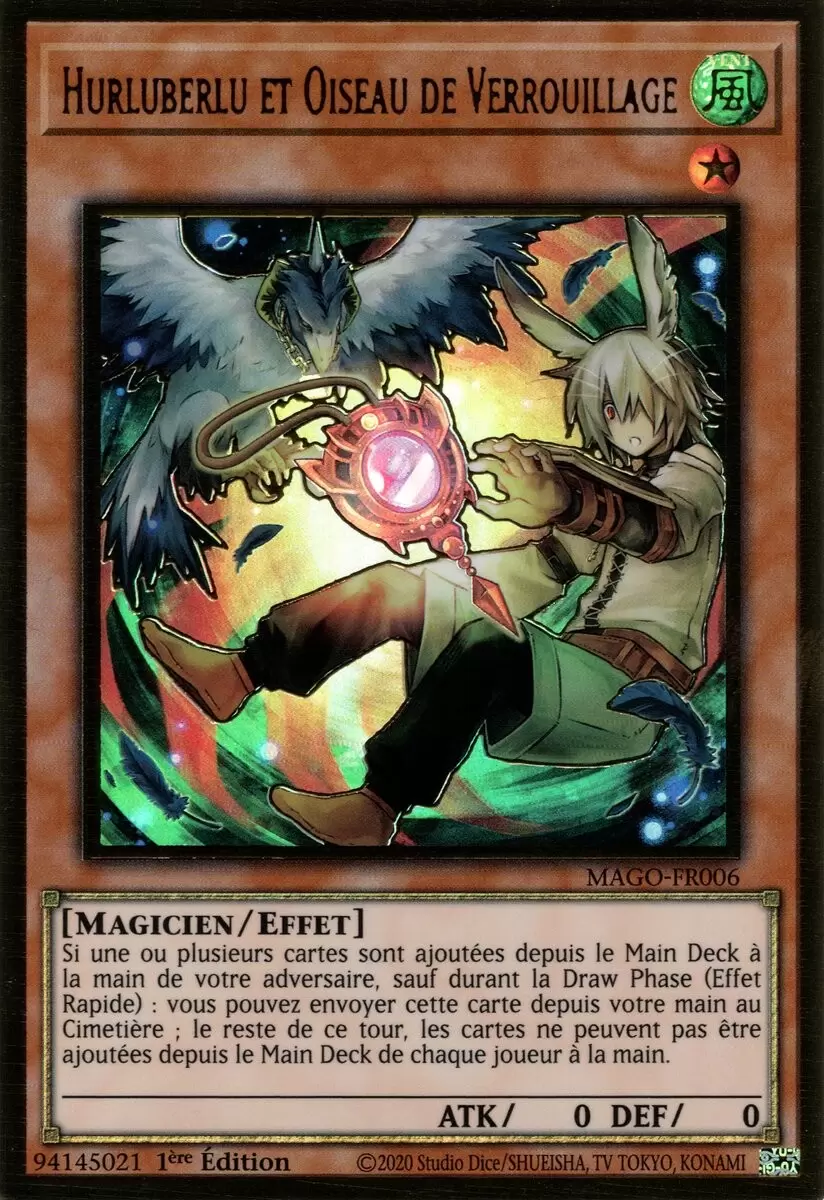 Or Maximum MAGO - Hurluberlu et Oiseau de Verrouillage