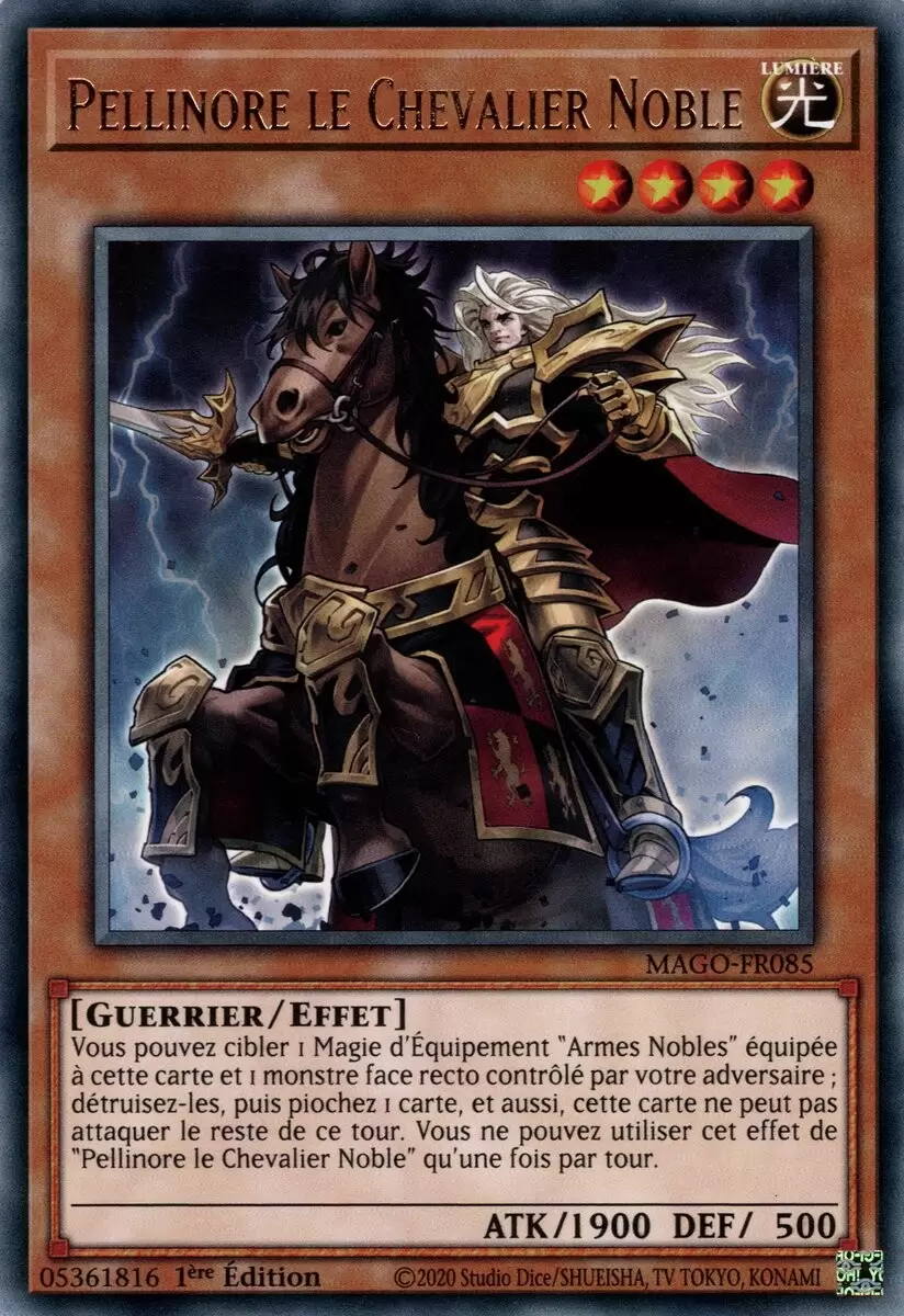 Or Maximum MAGO - Pellinore le Chevalier Noble