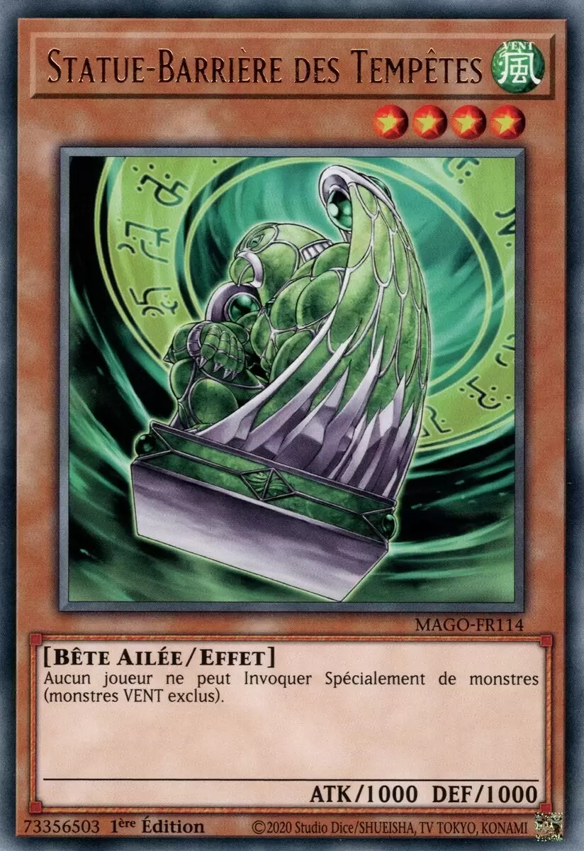 Or Maximum MAGO - Statue-Barrière des Tempêtes