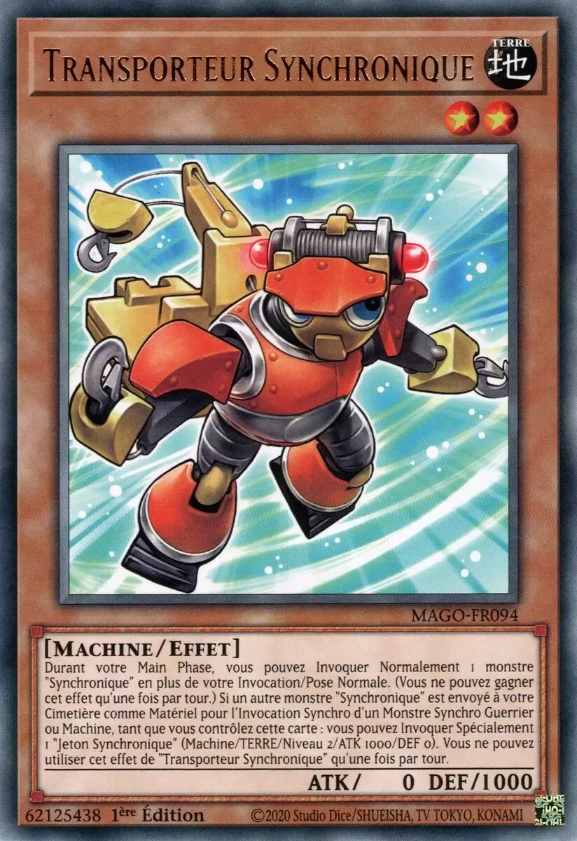 Or Maximum MAGO - Transporteur Synchronique
