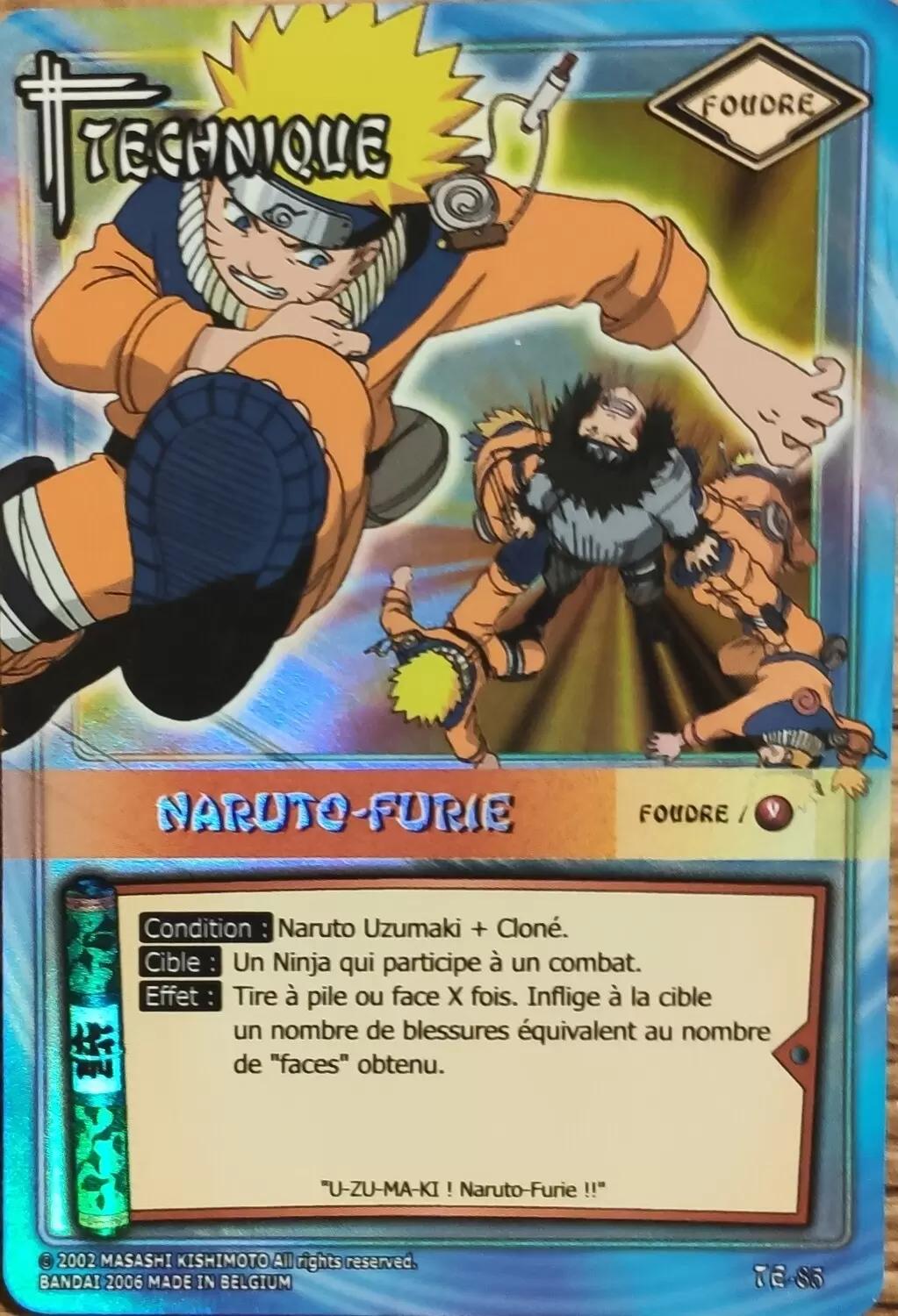 Cartes Naruto Série 02 - Naruto-Furie