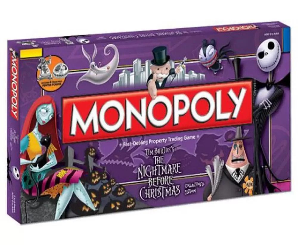 Monopoly Films & Séries TV - Monopoly Tim Burton\'s The Nightmare Before Christmas - Collector\'s Edition