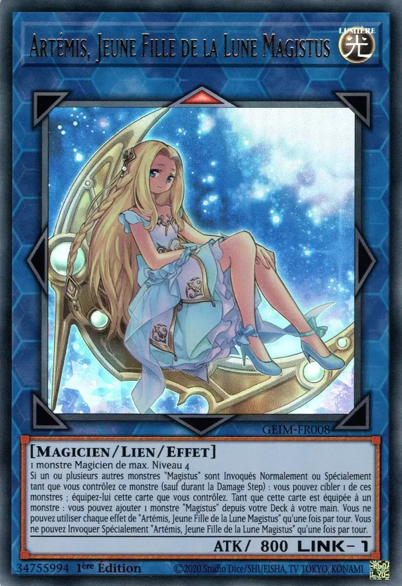 Impact de la Genèse GEIM - Artémis, Jeune Fille de la Lune Magistus