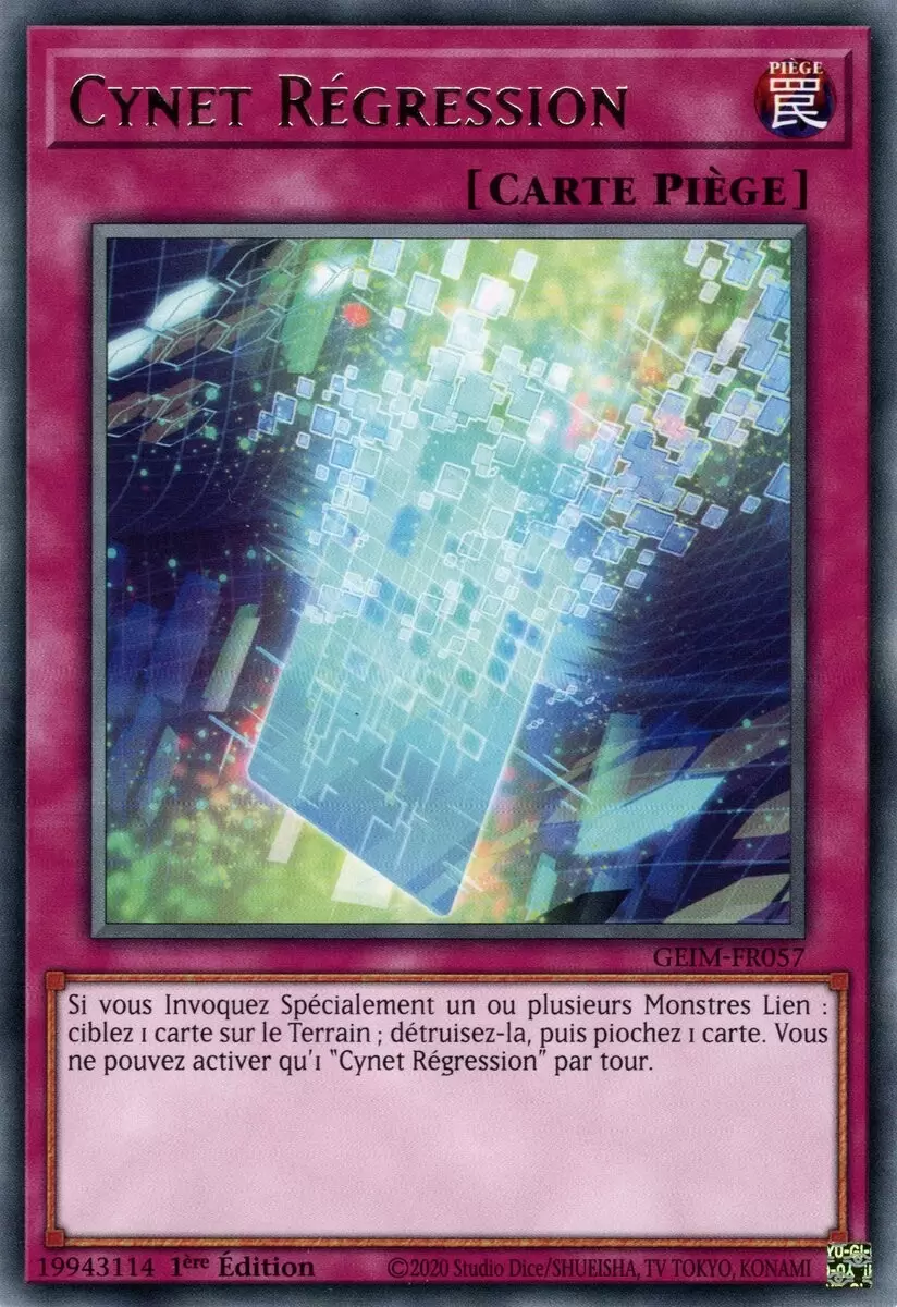 Impact de la Genèse GEIM - Cynet Régression