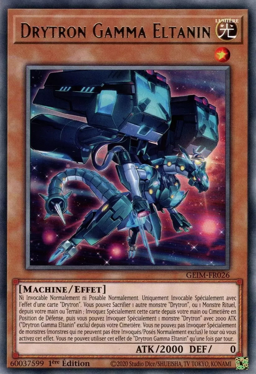 Impact de la Genèse GEIM - Drytron Gamma Eltanin