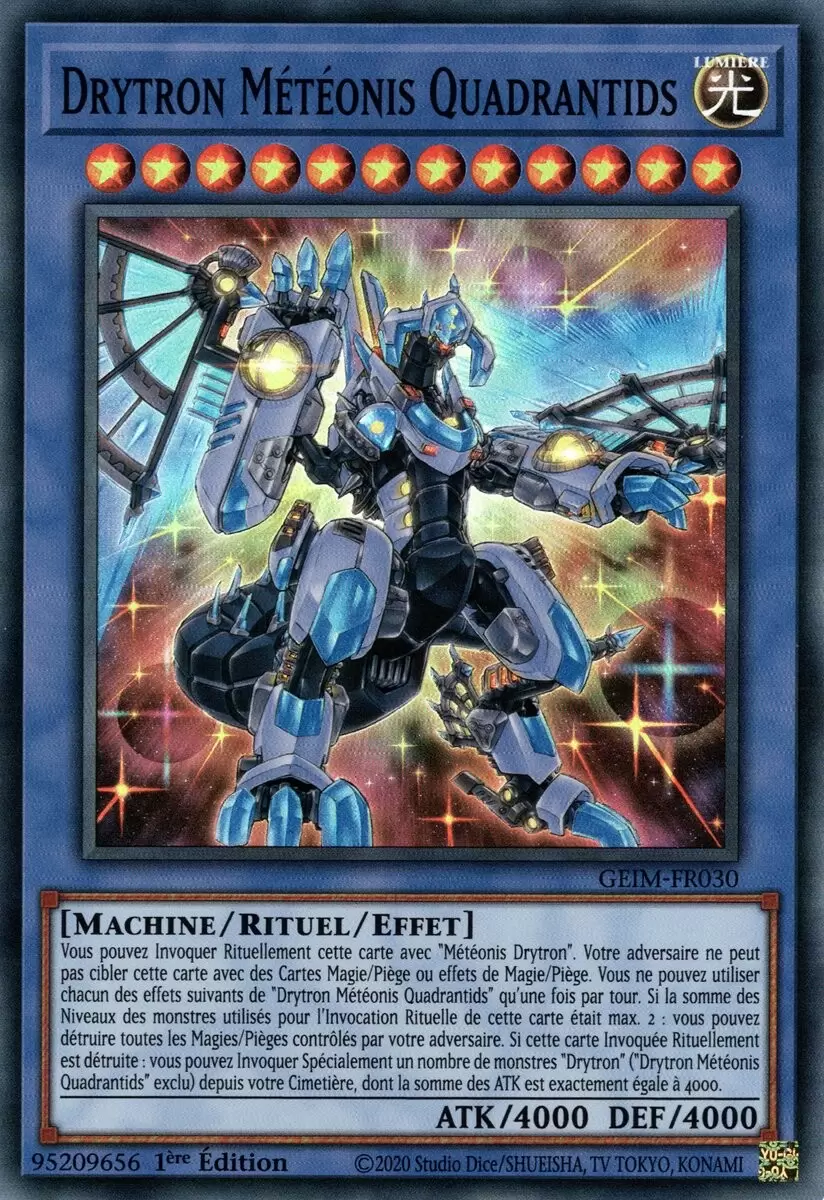Impact de la Genèse GEIM - Drytron Météonis Quadrantids
