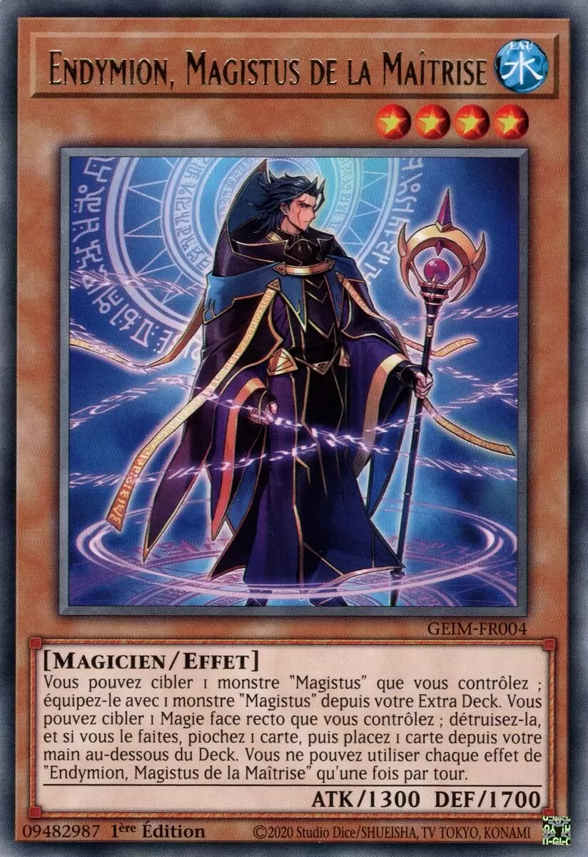 Impact de la Genèse GEIM - Endymion, Magistus de la Maîtrise
