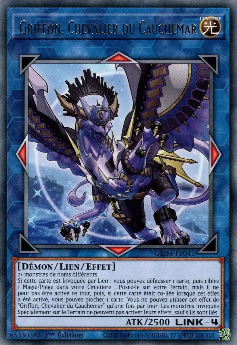 Impact de la Genèse GEIM - Griffon, Chevalier du Cauchemar