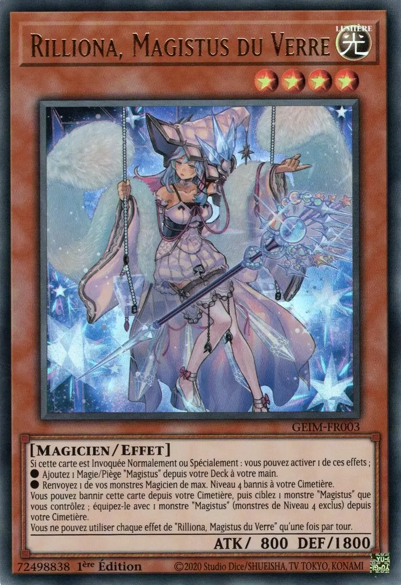 Impact de la Genèse GEIM - Rilliona, Magistus du Verre