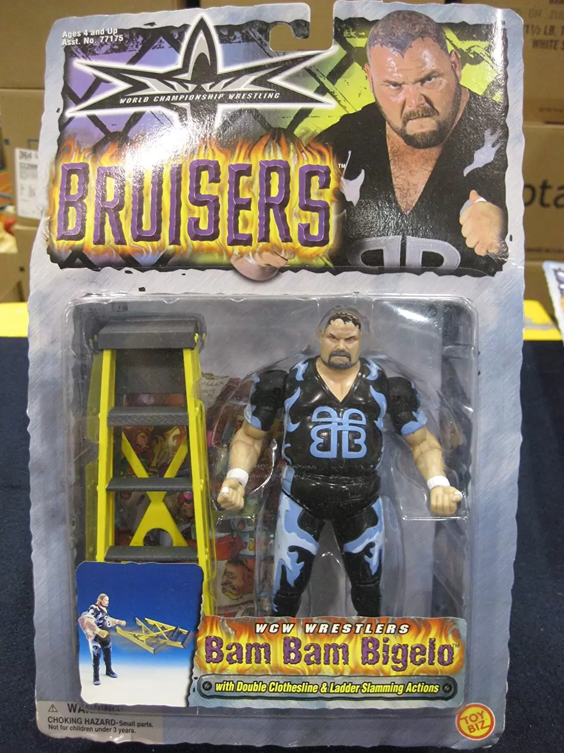 WCW Wrestlers Bruisers - Bam Bam Bigelo
