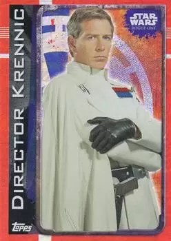 Topps - Star Wars Rogue One - Carte Holographique Brillantes : directeur Krennic