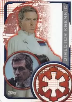 Topps - Star Wars Rogue One - Carte Plastique : Directeur Krennic