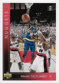 1993-94 Upper D.E.C.K - NBA Basketball - Dikembe Mutombo