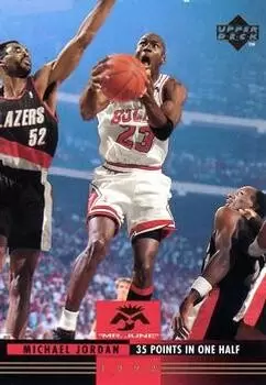 1993-94 Upper D.E.C.K - NBA Basketball - Michael Jordan / 35 Points