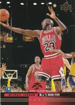 1993-94 Upper D.E.C.K - NBA Basketball - Michael Jordan / High Five