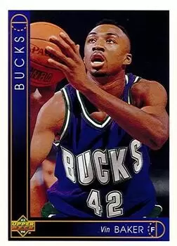 1993-94 Upper D.E.C.K - NBA Basketball - Vin Baker