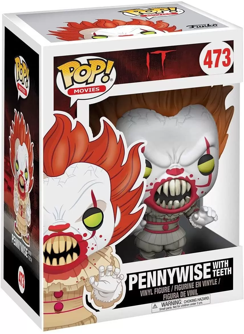 POP! Movies - It - Pennywise with Teeth Yellow Eyes