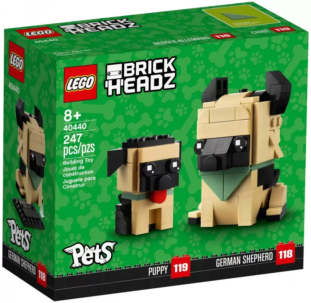 LEGO BrickHeadz - 118 & 119 - German Shepherd & Puppy