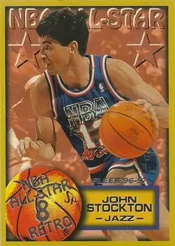 Fleer 1996-1997 Europe - John Stockton AS