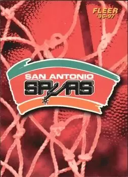 Fleer 1996-1997 Europe - San Antonio Spurs