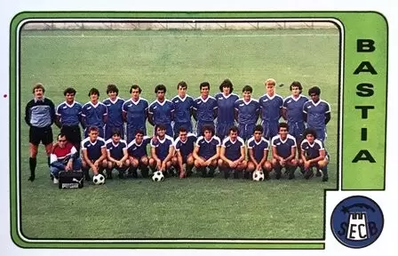 Football 86 en Images - Equipe - SC Bastia