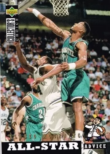 Upper D.E.C.K - NBA Basketball Collector\'s Choice 1994-1995 - Alonzo Mourning ASA