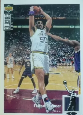 Upper D.E.C.K - NBA Basketball Collector\'s Choice 1994-1995 - Felton Spencer