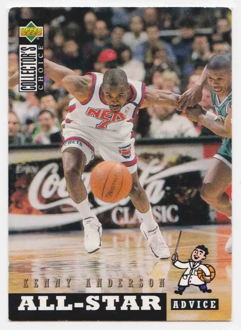 Upper D.E.C.K - NBA Basketball Collector\'s Choice 1994-1995 - Kenny Anderson ASA