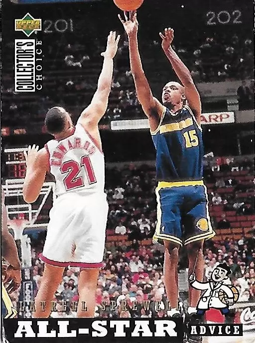 Upper D.E.C.K - NBA Basketball Collector\'s Choice 1994-1995 - Latrell Sprewell ASA