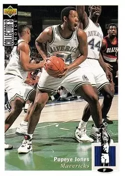 Upper D.E.C.K - NBA Basketball Collector\'s Choice 1994-1995 - Popeye Jones