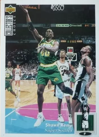  1994-95 Upper Deck #16 Shawn Kemp AN NM-MT Seattle SuperSonics  Basketball : Collectibles & Fine Art