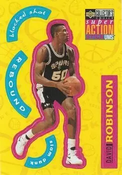 1996-97 Upper D.E.C.K -  NBA Basketball Collector\'s Choice - David Robinson
