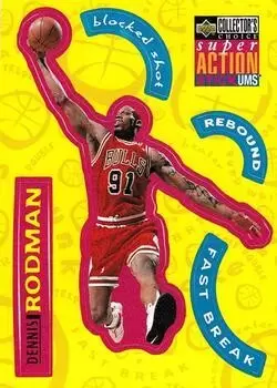 1996-97 Upper D.E.C.K -  NBA Basketball Collector\'s Choice - Dennis Rodman