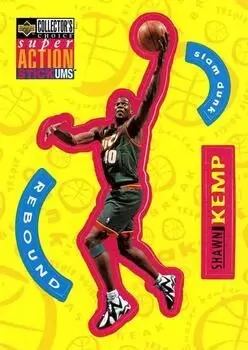 1996-97 Upper D.E.C.K -  NBA Basketball Collector\'s Choice - Shawn Kemp