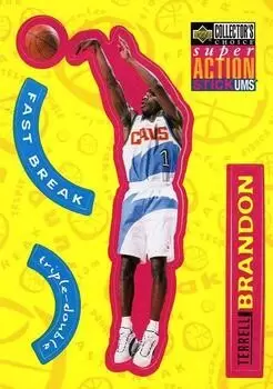 1996-97 Upper D.E.C.K -  NBA Basketball Collector\'s Choice - Terrell Brandon
