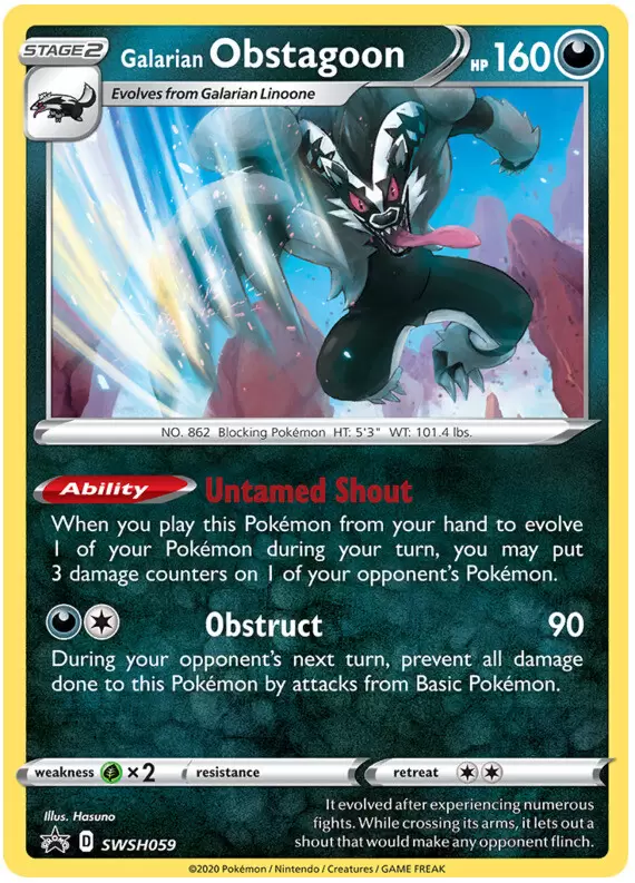 Sword & Shield Promos - Galarian Obstagoon