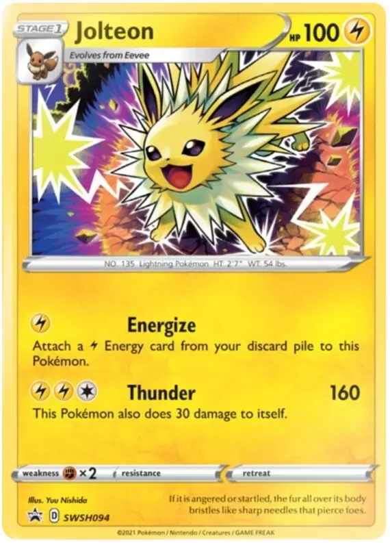 Sword & Shield Promos - Jolteon