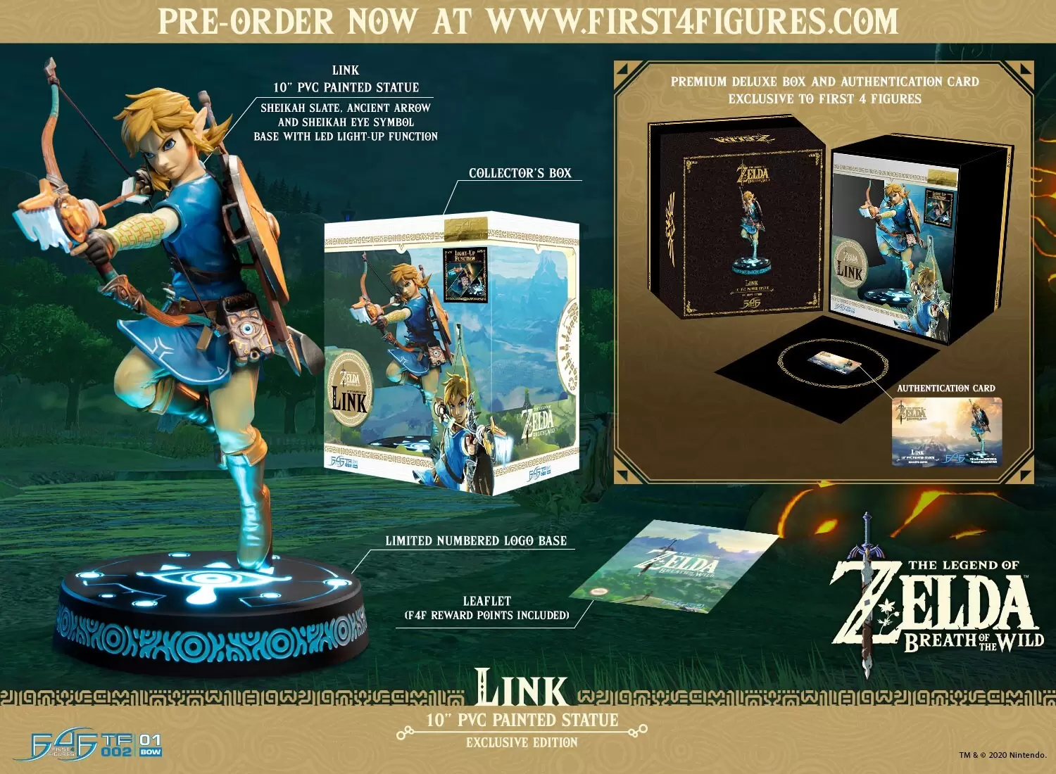 First 4 Figures (F4F) - The Legend of Zelda: Breath of the Wild - Link - Exclusive Edition