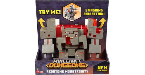 Redstone Monstrosity Figurine Minecraft Mattel