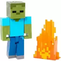 Survival Mode Iron Armor Steve - Minecraft - Mattel figure