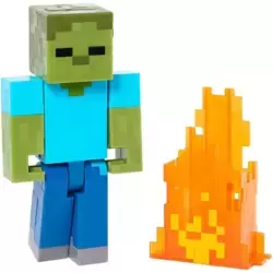 Survival Mode Zombie In Flames