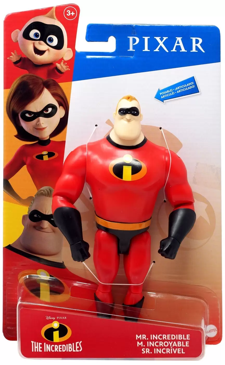 Pixar Action Figures - Mattel - Mr. Incredible