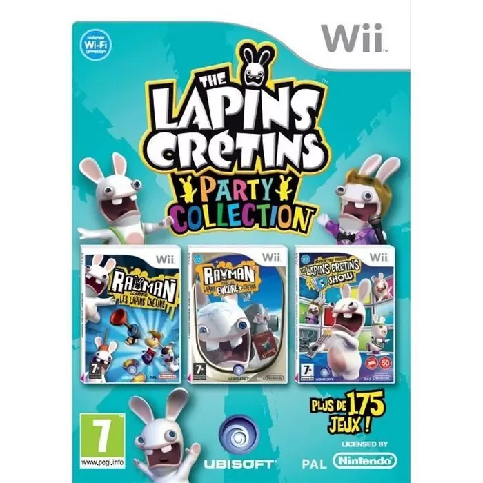 Jeux Nintendo Wii - The Lapins Cretins Party Collection