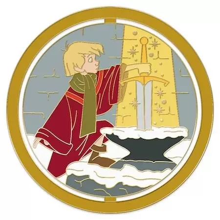 Enchanted Emblems Pin Set - The Sword In The Stone
