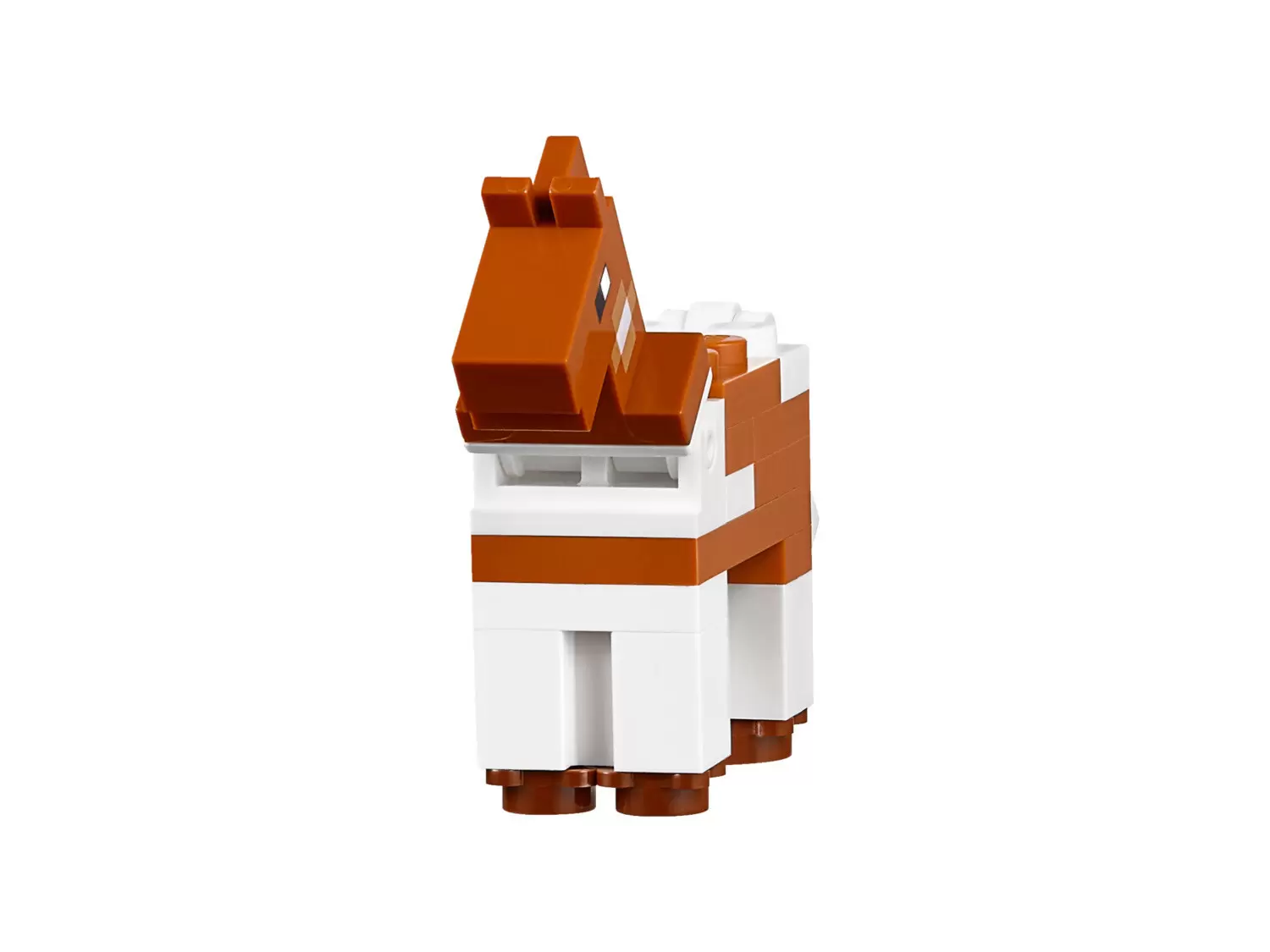 Lego Minecraft Figures - Brown And White Horse
