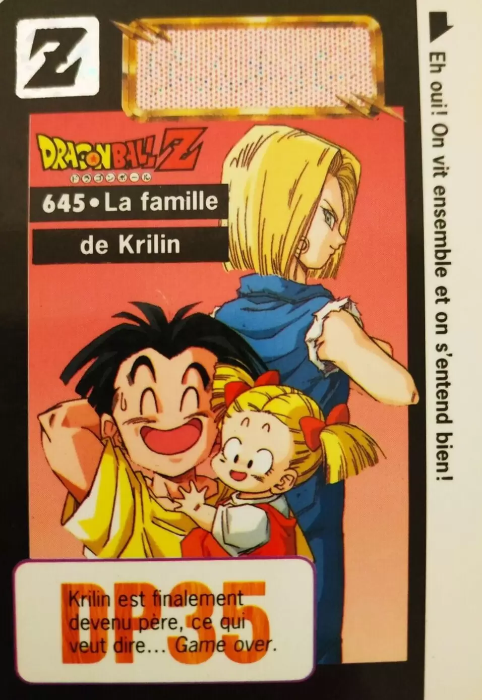 Carddass France Part 16 - Carte n°645