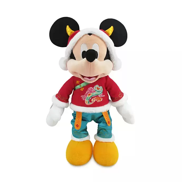 Walt Disney Plush - Mickey And Friends - Mickey Mouse Lunar New Year 2021