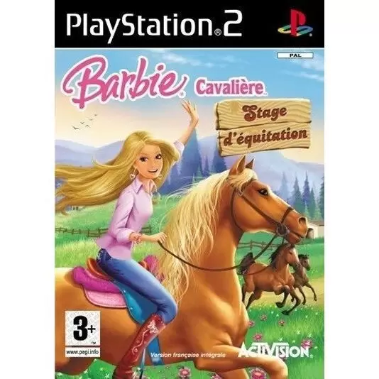 Jeux PS2 - Barbie cavalière : Stage d\'équitation
