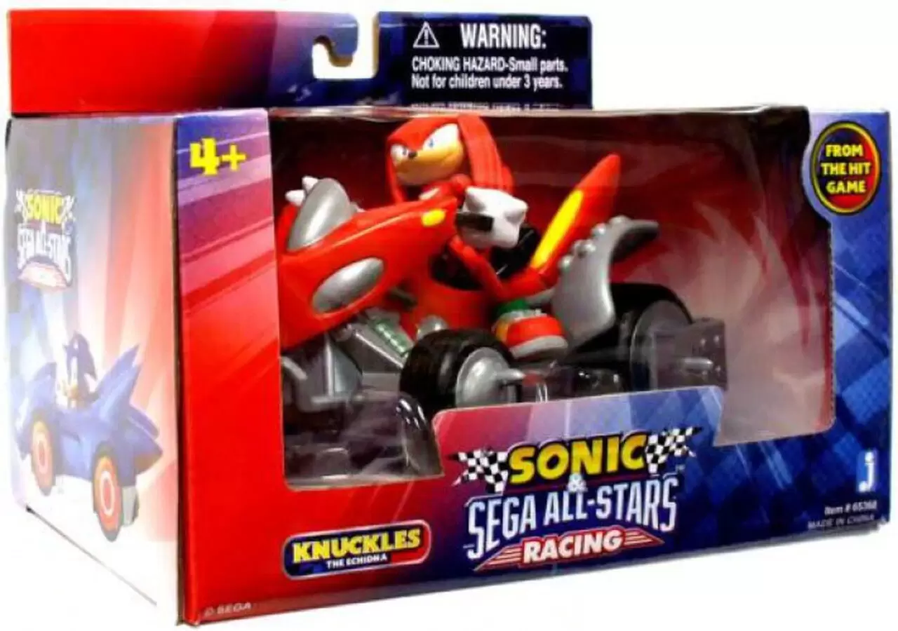 Jazwares Sonic The Hedgehog - Sega All-Stars Racing Knuckles with Land Breaker