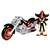 Jazwares Sonic The Hedgehog - Sega All-Stars Racing Shadow with Dark Rider Motorcycle